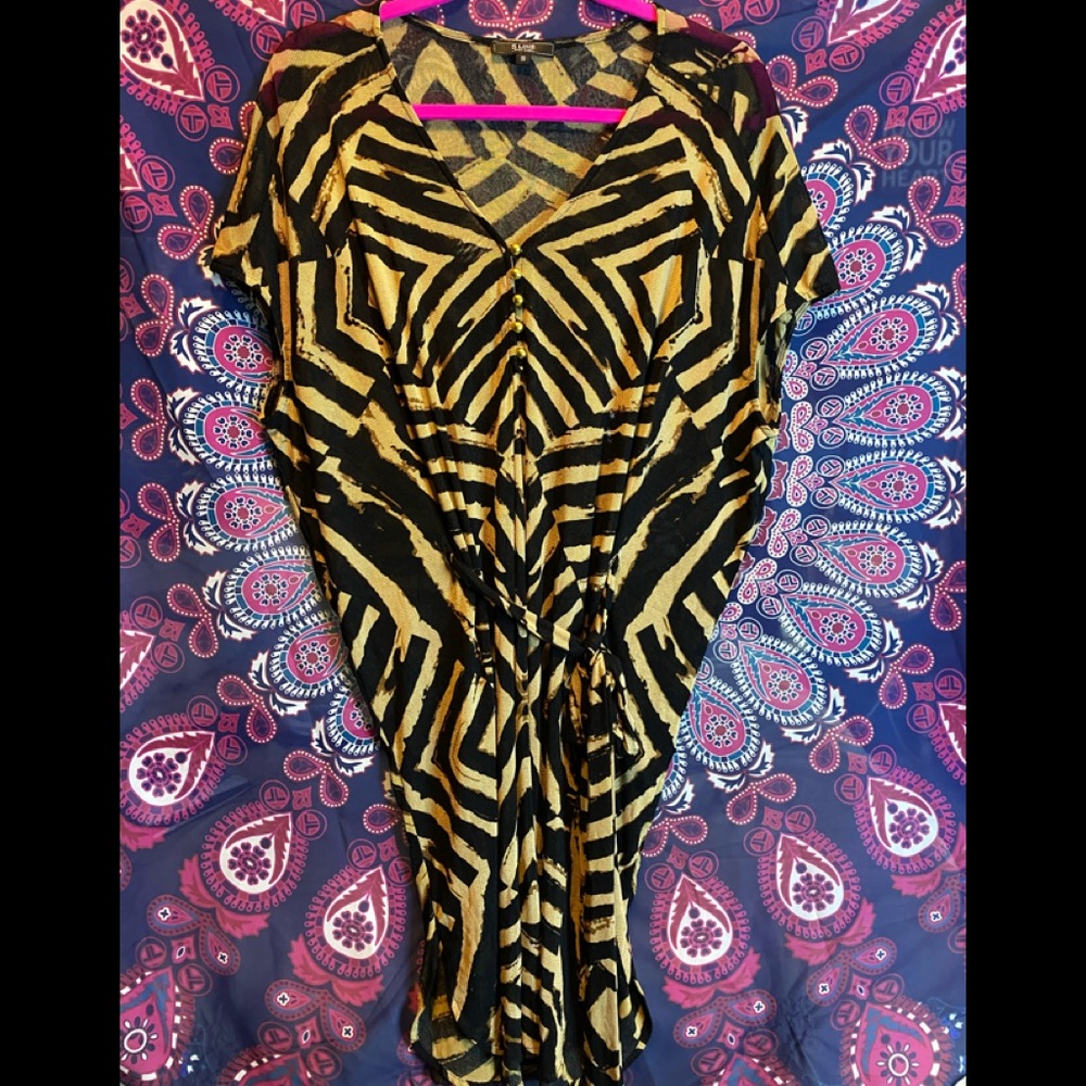 Adorable Tiger Print Beach Cover Up!